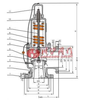 安全回流阀结构图