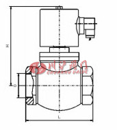 高温蒸汽电磁阀结构图