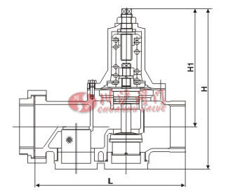 直接作用可调减压阀结构图