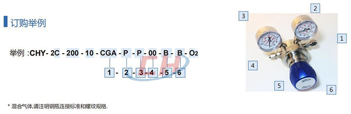 减压器CHY-2订货参数