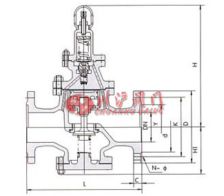 蒸汽减压阀结构图