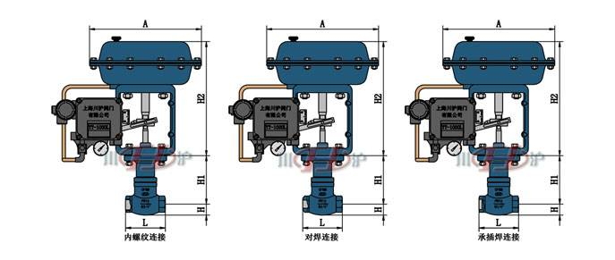 气动小流量调节阀结构图