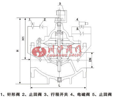 水泵控制阀结构图