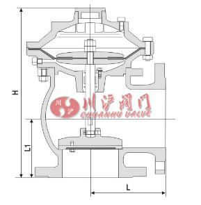 角式快开排泥阀结构图