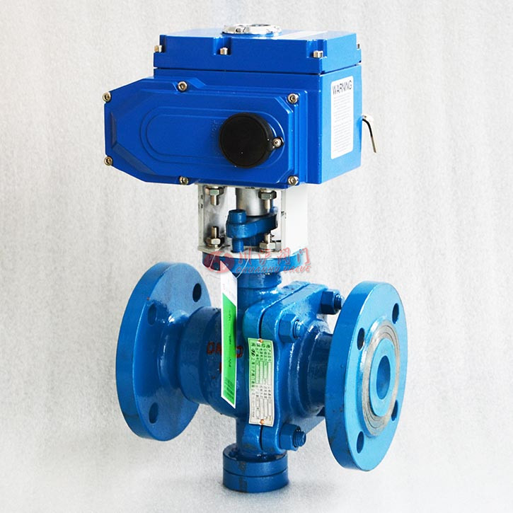 固定式电动球阀图片